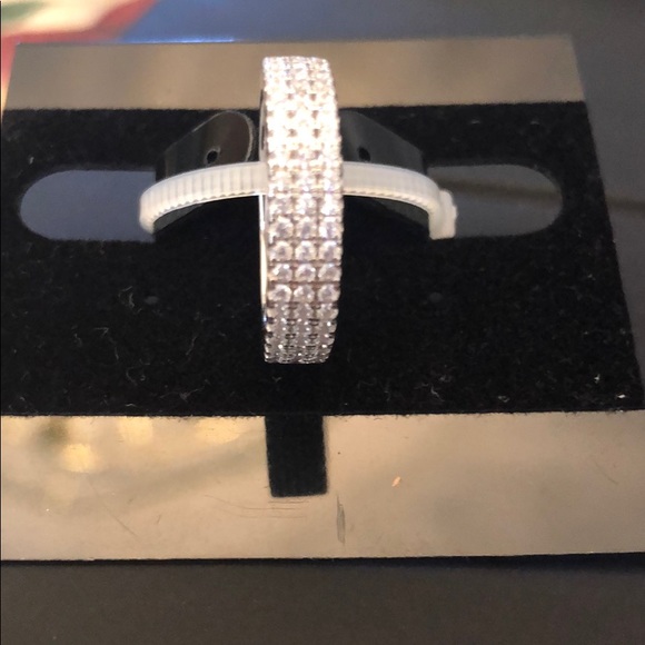 Argento Vivo Jewelry - AVivo pave CZ SS anniversary ring Never use